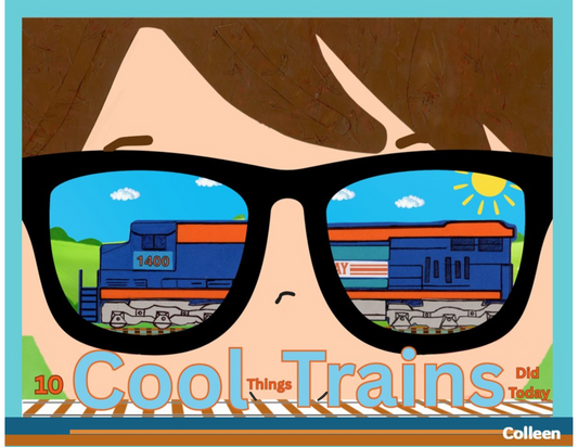 10 Cool Things Trains Did Today Picture Book - Helper Discount